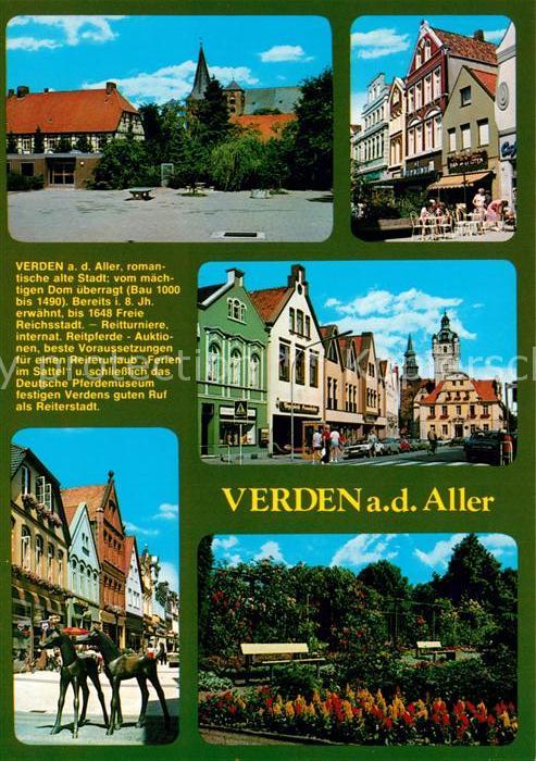 Verden Aller Stadtplatz Strassencafe Pferdemuseum Stadtpark