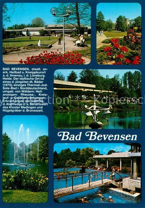 Bad Bevensen Kuranlagen Fontaene Schwimmbad