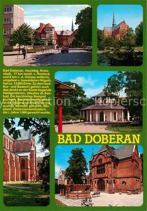 Bad Doberan Ortsansicht Kloster Kirche Pavillon