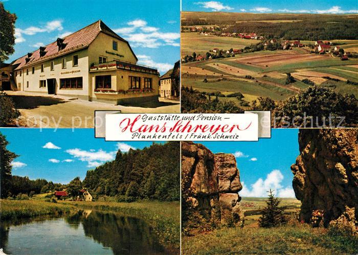 Plankenfels Fliegeraufnahme Pension Hans Schreyer