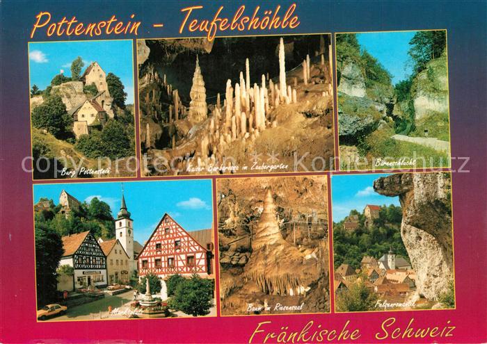 Pottenstein Oberfranken Teufelshoehe Burg