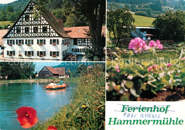 Egloffstein Ferienhof Hammermuehle Fachwerk