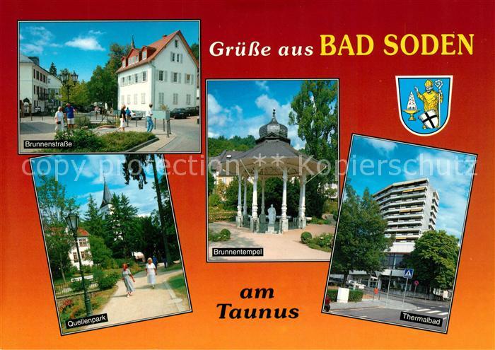 Bad Soden Taunus Brunnenstrasse Tempel Thermalbad Quellenpark