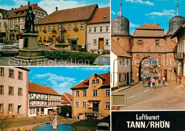 Tann Rhoen Brunnen Stadttor Denkmal