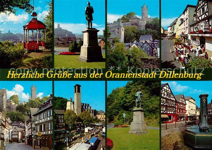 Dillenburg Fachwerk Brunnen Denkmal