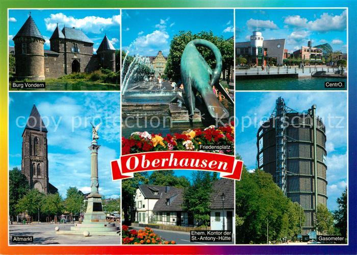 Oberhausen Centro Burg Vondem Altmarkt Gasometer