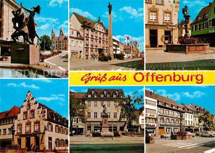Offenburg Brunnen Fachwerk