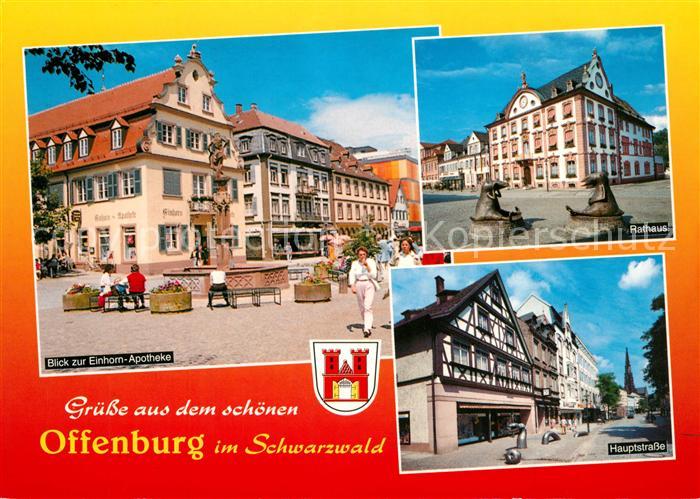 Offenburg Einhorn-Apotheke Hauptstrasse Rathaus