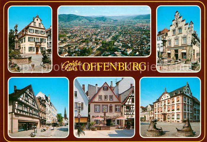 Offenburg Fliegeraufnahme Fachwerk