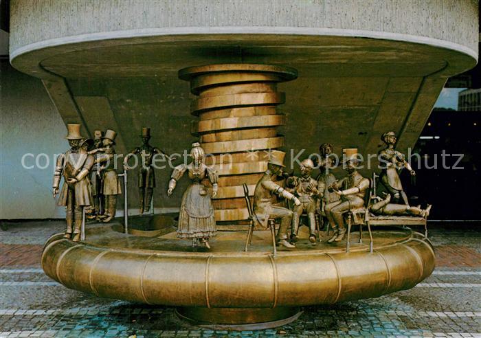 Darmstadt Luisenplatz Datterich-Brunnen