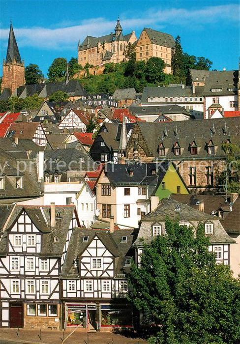 Marburg Lahn Fachwerk Schloss