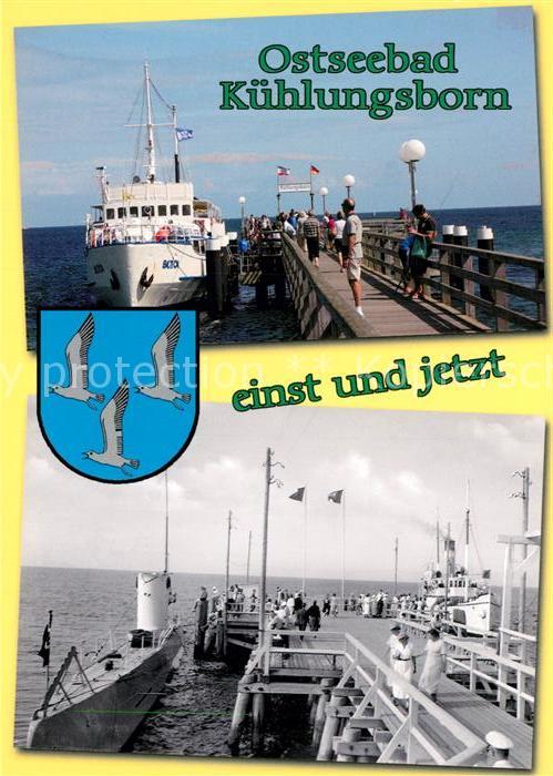 Kuehlungsborn Ostseebad Seebruecke heute und frueher