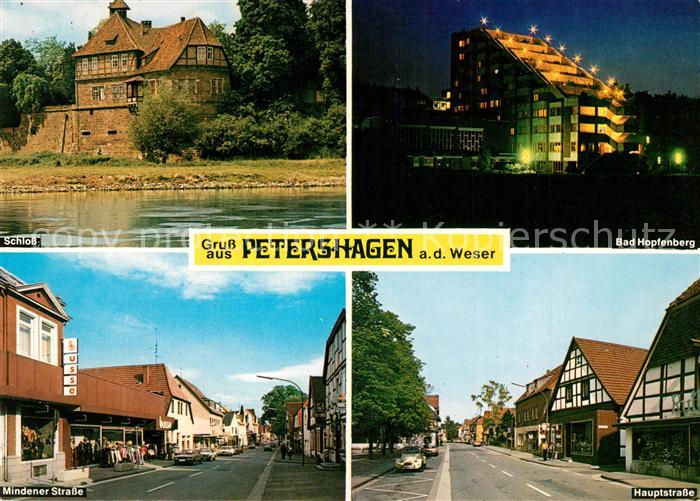 Petershagen Weser Schloss Bad-Hopfenberg Hauptstrasse Mindener-Strasse
