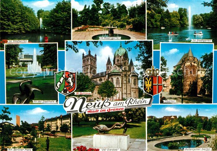 Neuss Schlossgarten Rosengarten Stadtgarten Stadthalle Obertor Berliner-Platz De