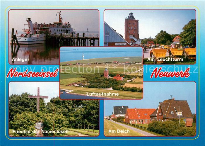 Neuwerk Cuxhaven Nordseebad Anleger Fliegeraufnahme Leuchtturm Deich Friedhof de