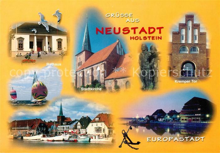 Neustadt Holstein Rathaus Hafen Kremper-Tor Kirche
