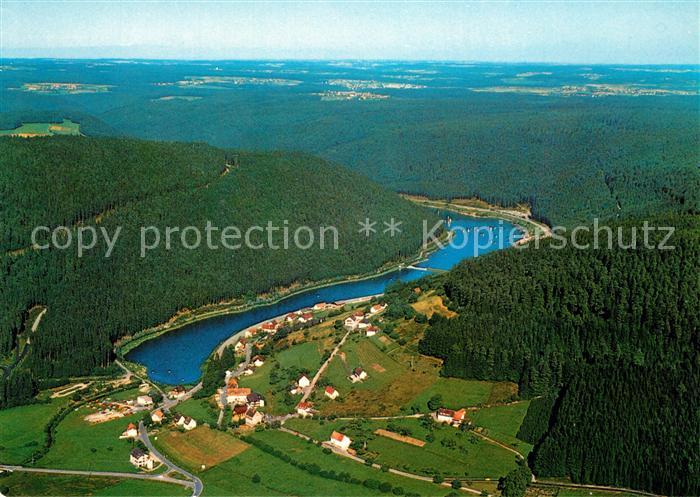 Seewald Erzgrube Fliegeraufnahme Nagoldtalsperre