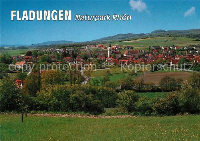 Fladungen Panorama Naturpark Rhoen