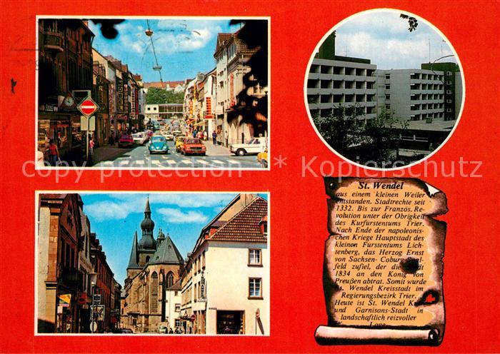 St Wendel Bahnhofstrasse Basilika Bosenberg Kurklinik Chronik