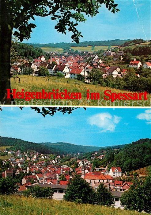 Heigenbruecken Panorama Luftkurort Spessart