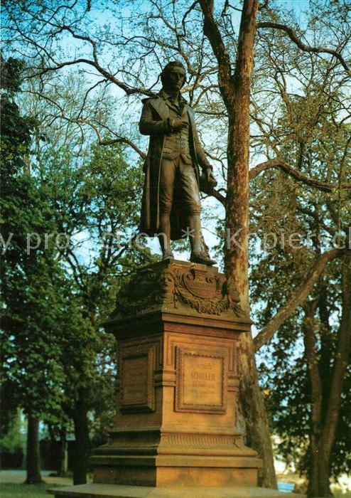 Marbach Neckar Schiller Denkmal auf der Schillerhoehe