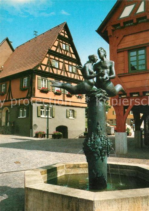 Plochingen Brunnen vor dem Rathaus