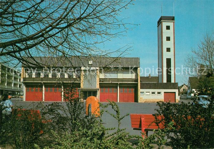 Griesheim Hessen Feuerwehrgeraetehaus mit Schlauchturm Friedrich Ebert Strasse