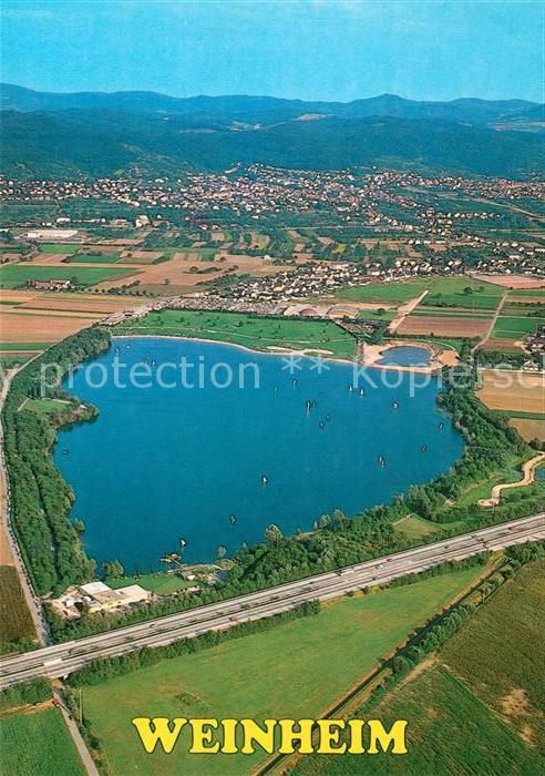 Weinheim Bergstrasse Autobahn Darmstadt Heidelberg Waidsee Freizeitzentrum Miram