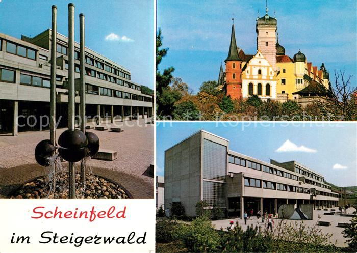 Scheinfeld Schloss Schulgebaeude Moderne Architektur