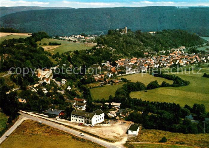 Helmarshausen Weserbergland Fliegeraufnahme