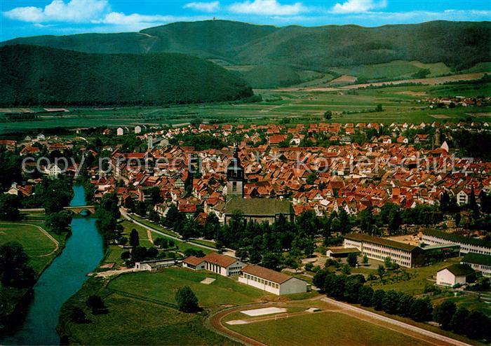 Bad Sooden-Allendorf Werratal Sportgelaende Fliegeraufnahme