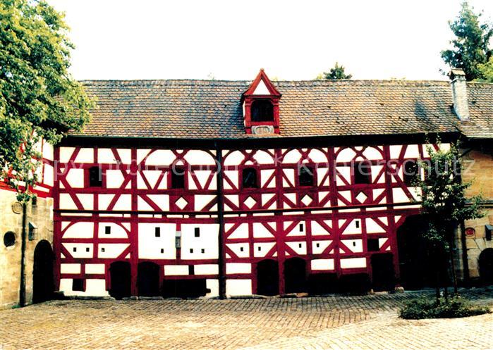 Lauf Pegnitz Stadtarchiv mit Staedt Sammlungen 18. Jhdt. Fachwerk