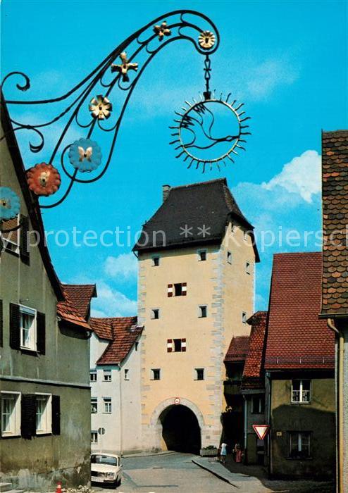 Hersbruck Partie am Wassertor Tuerschild