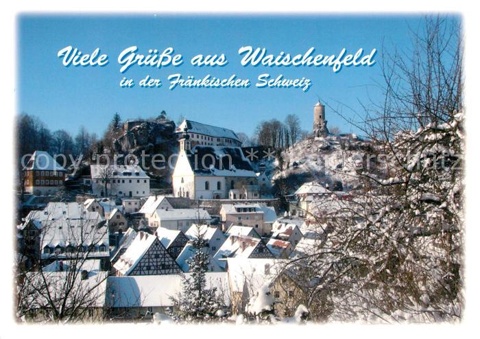 Waischenfeld Ortsansicht im Winter