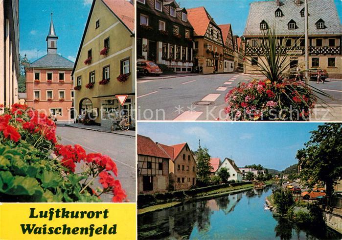 Waischenfeld Ortsmotive Altstadt Partie an der Wiesent