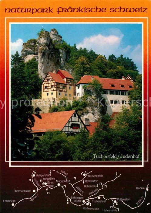 Tuechersfeld Judenhof Felsendorf Naturpark Fraenkische Schweiz