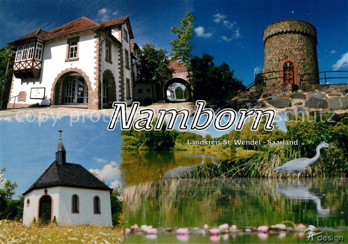 Namborn Rathaus Liebenburg Turm Wendalinuskapelle Klosterweiher