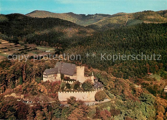 Gladenbach Lahn Hessen Schloss Fliegeraufnahme