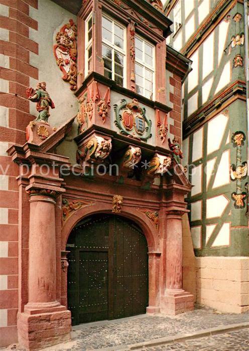 Alsfeld Regionalmuseum Minnigerodehaus Barockportal 17. Jhdt.