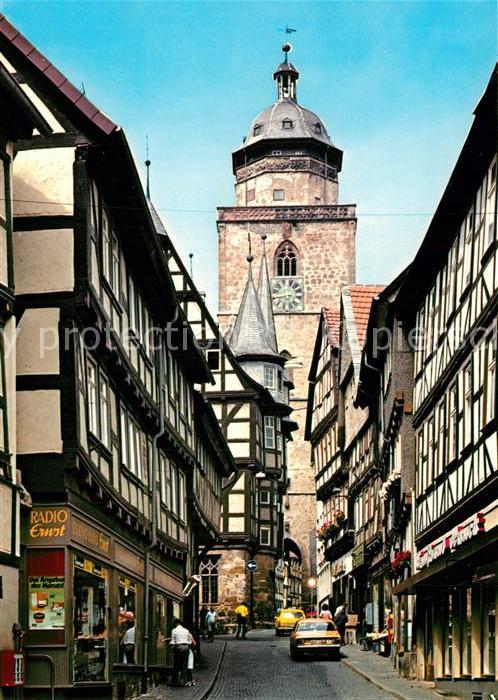 Alsfeld Obere Fuldergasse Fachwerkhaeuser Altstadt