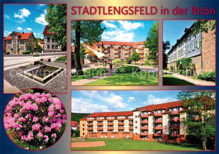 Stadtlengsfeld Burg Klinik Fachwerkhaeuser Rhododendron