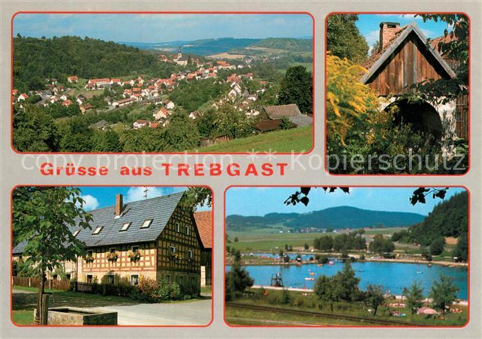 Trebgast Panorama Fachwerkhaus Badesee