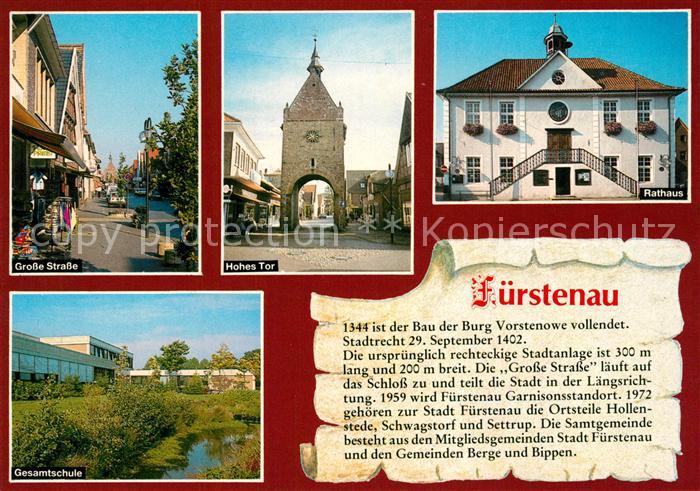 Fuerstenau Osnabrueck Grosse Strasse Hohes Tor Rathaus Gesamtschule Chronik