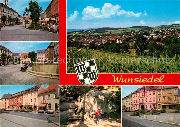 Wunsiedel Ortsmotive Innenstadt Felsen Landschaftspanorama