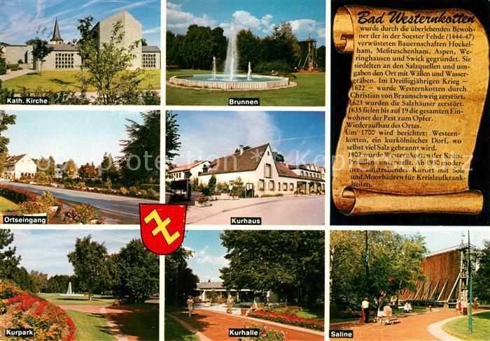 Bad Westernkotten Kirche Brunnen Ortseingang Kurhaus Kurpark Kurhalle Saline Chr