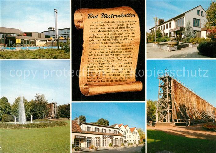 Bad Westernkotten Freibad Kurpark Fontaene Kurhaus Saline Chronik