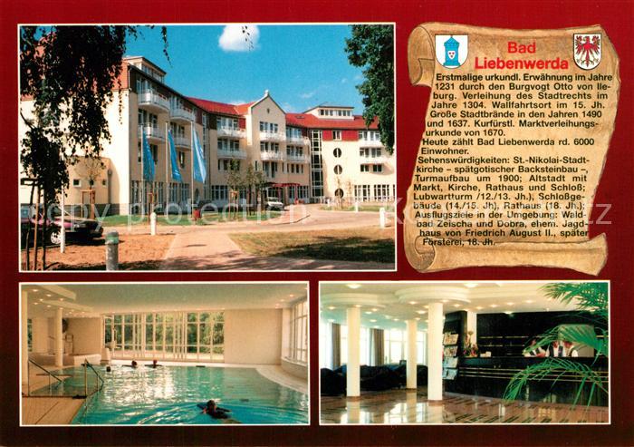 Bad Liebenwerda Kurhaus Hallenbad Rezeption