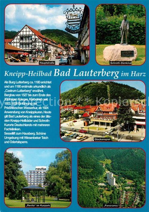 Bad Lauterberg Hauptstrasse Schroth Denkmal Glockenspiel Revita Hotel Kurpark Fl