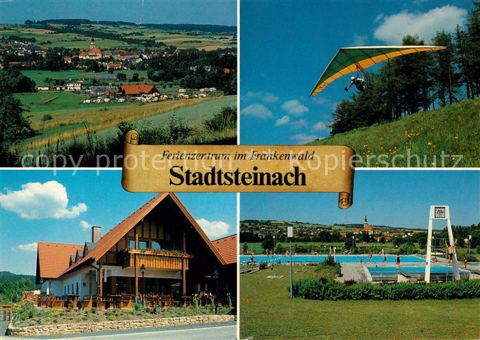 Stadtsteinach Panorama Restaurant Freibad Drachenfliegen