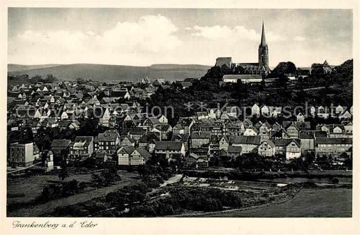 Frankenberg Eder Ortsansicht mit Kirche